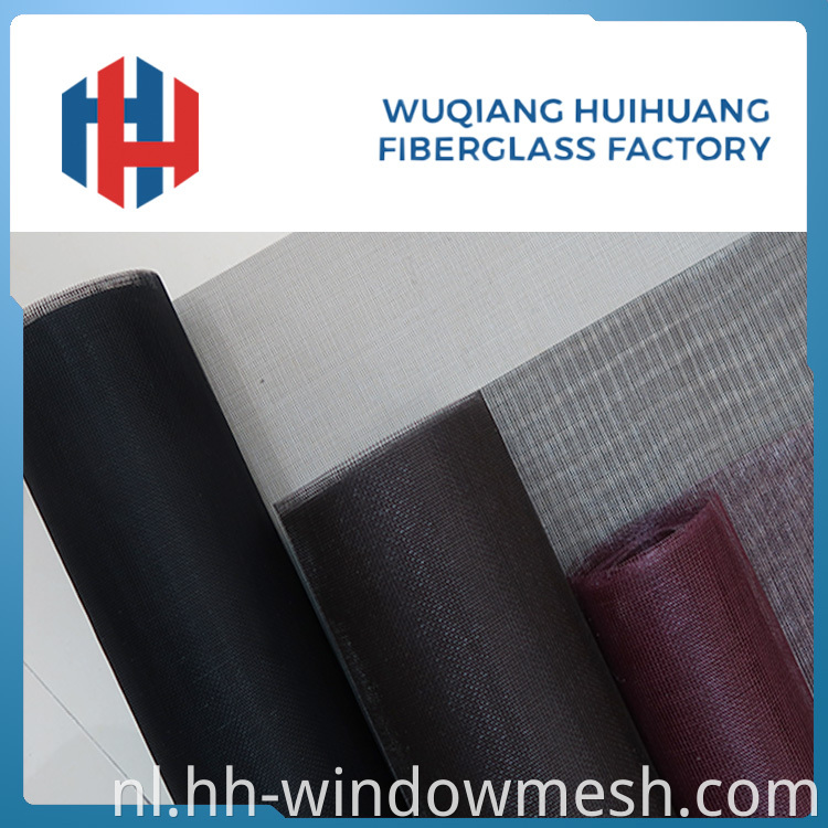 Groothandel 18*16 Anti Mosquito Fireproof Fiberglass Raam scherm Vliegnet Roll